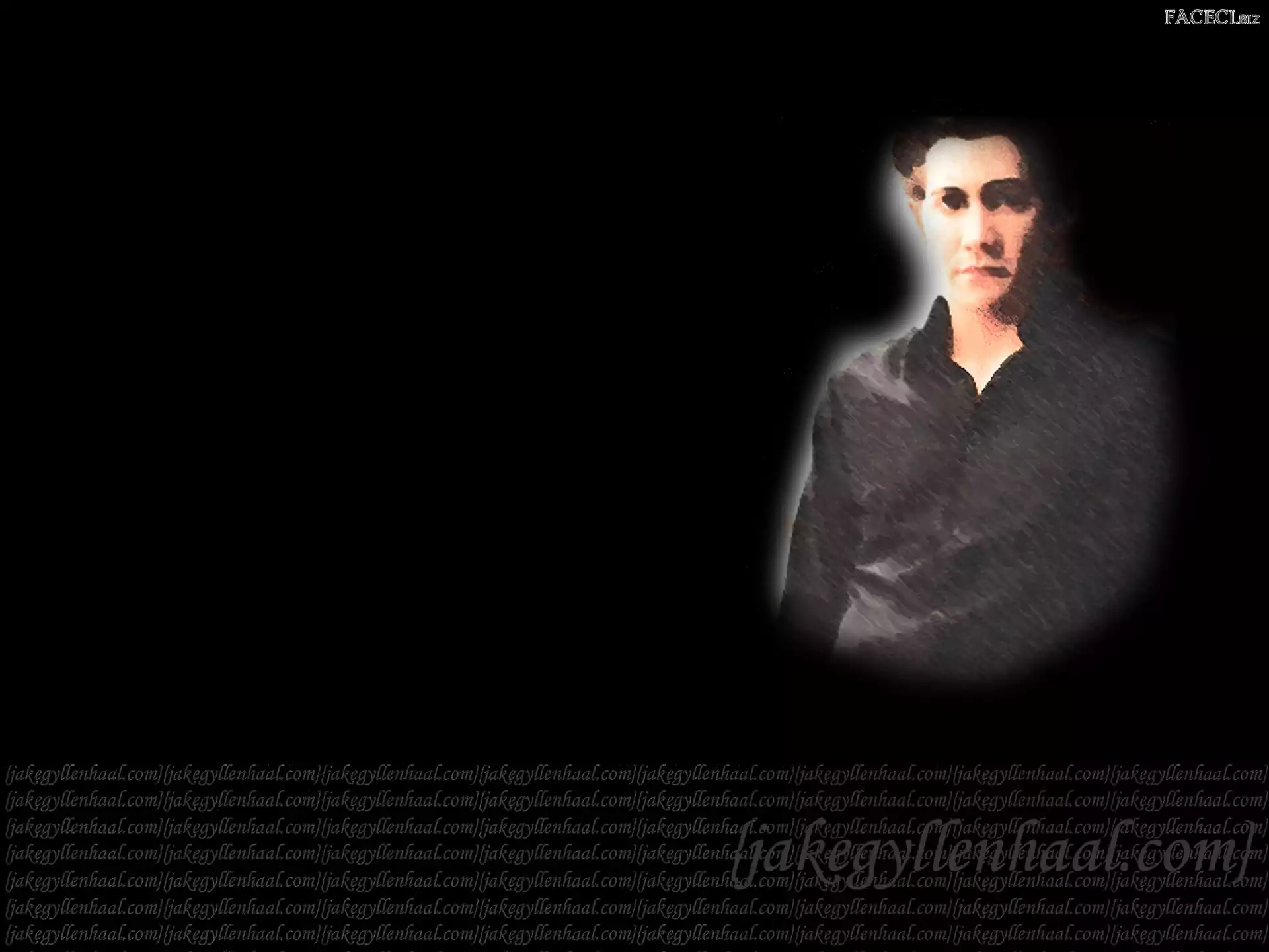 Jake Gyllenhaal, czarny strój